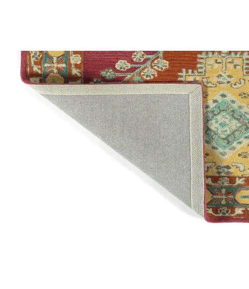 Kaleen Charlotte Orange TDC06-89-46 4 ft. X 6 ft. Rectangle Rug