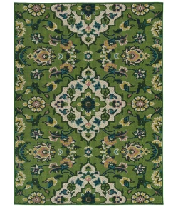 Kaleen Lee Boulevard Green TDL07-50 5 ft. X 7 ft. 6 in.  Rectangle Rug