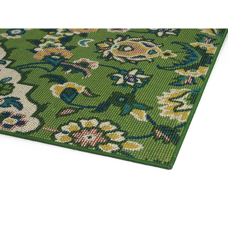 Kaleen Lee Boulevard Green TDL07-50-576 5 ft. X 7 ft. 6 in. Rectangle Rug