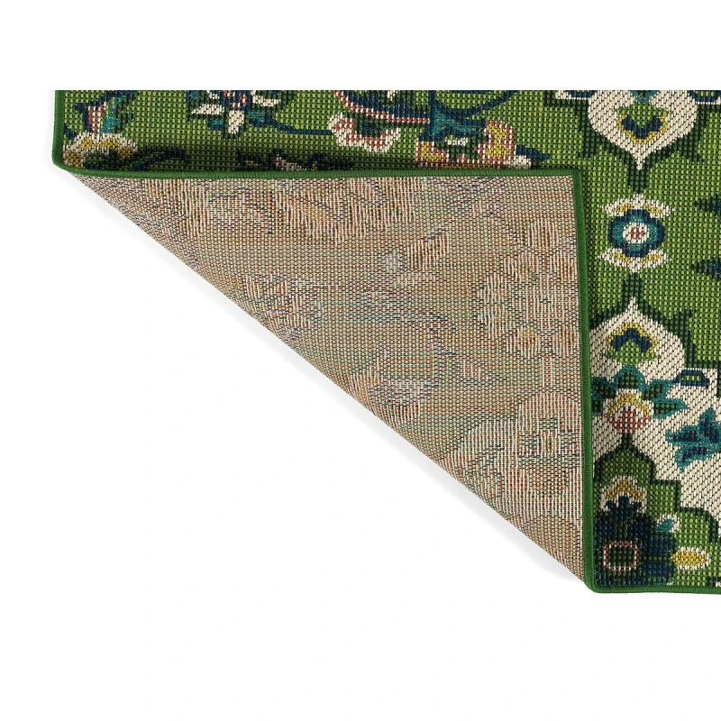 Kaleen Lee Boulevard Green TDL07-50-576 5 ft. X 7 ft. 6 in. Rectangle Rug