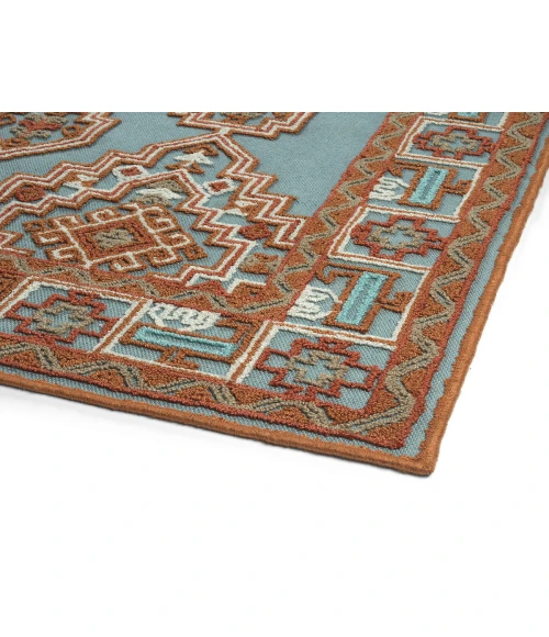 Kaleen Warwick Terracotta TDW01-106-1818 18 in. X 18 in. Square Rug