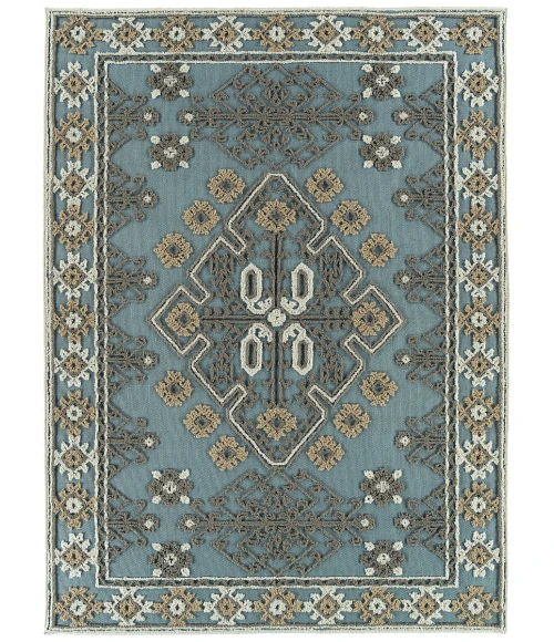 Kaleen Warwick denim TDW02-10-268 2 ft. 6 in. X 8 ft. Runner Rug