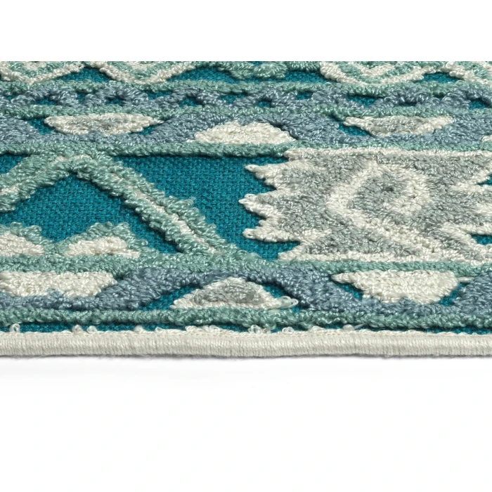 Kaleen Warwick Teal TDW03-91-810 8 ft. X 10 ft. Rectangle Rug