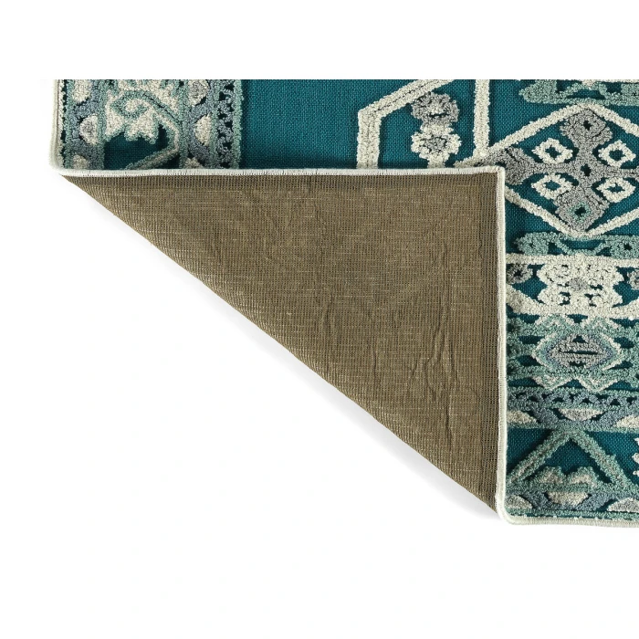 Kaleen Warwick Teal TDW03-91-810 8 ft. X 10 ft. Rectangle Rug