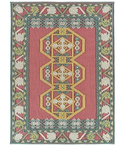 Kaleen Warwick Pink TDW03-92 18 in. X 18 in.  Square Rug