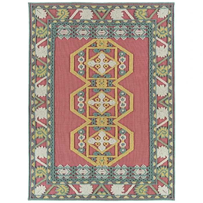 Kaleen Warwick Pink TDW03-92-810 8 ft. X 10 ft. Rectangle Rug