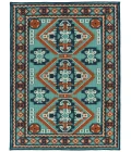 Kaleen Warwick Teal TDW05-91-573 5 ft. X 7 ft. 3 in. Rectangle Rug