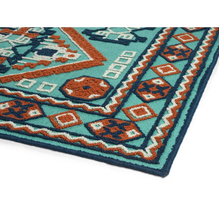 Kaleen Warwick Teal TDW05-91-268 2 ft. 6 in. X 8 ft. Runner Rug