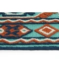 Kaleen Warwick Teal TDW05-91-573 5 ft. X 7 ft. 3 in. Rectangle Rug