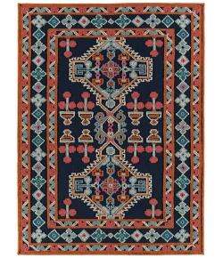 Kaleen Warwick Navy TDW06-22 18 in. X 18 in.  Square Rug