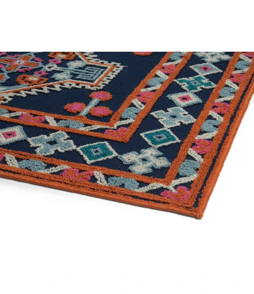 Kaleen Warwick Navy TDW06-22-573 5 ft. X 7 ft. 3 in. Rectangle Rug