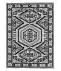 Kaleen Warwick Black TDW08-02-1818 18 in. X 18 in. Square Rug