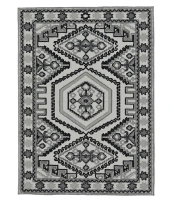 Kaleen Warwick Black TDW08-2 18 in. X 18 in.  Square Rug