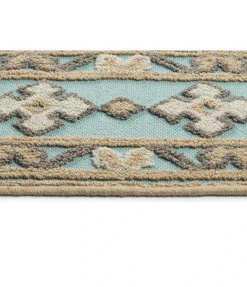 Kaleen Warwick Robins Egg TDW09-61-573 5 ft. X 7 ft. 3 in. Rectangle Rug