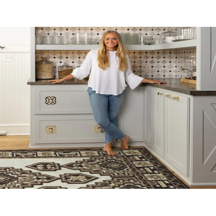Kaleen Warwick Ivory TDW10-01-268 2 ft. 6 in. X 8 ft. Runner Rug