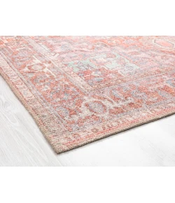 Kaleen Vera Coral VER01-99 2 ft. 6 in. X 9 ft.  Runner Rug