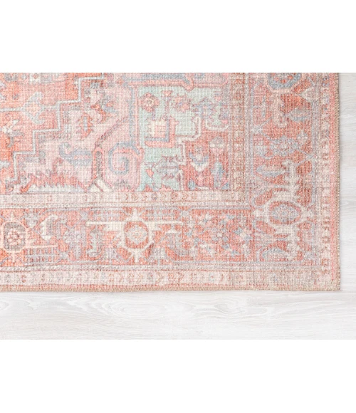 Kaleen Vera Coral VER01-99-269 2 ft. 6 in. X 9 ft. Runner Rug