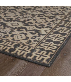 Kaleen Restoration Black RES04-2 4 ft. X 6 ft.  Rectangle Rug
