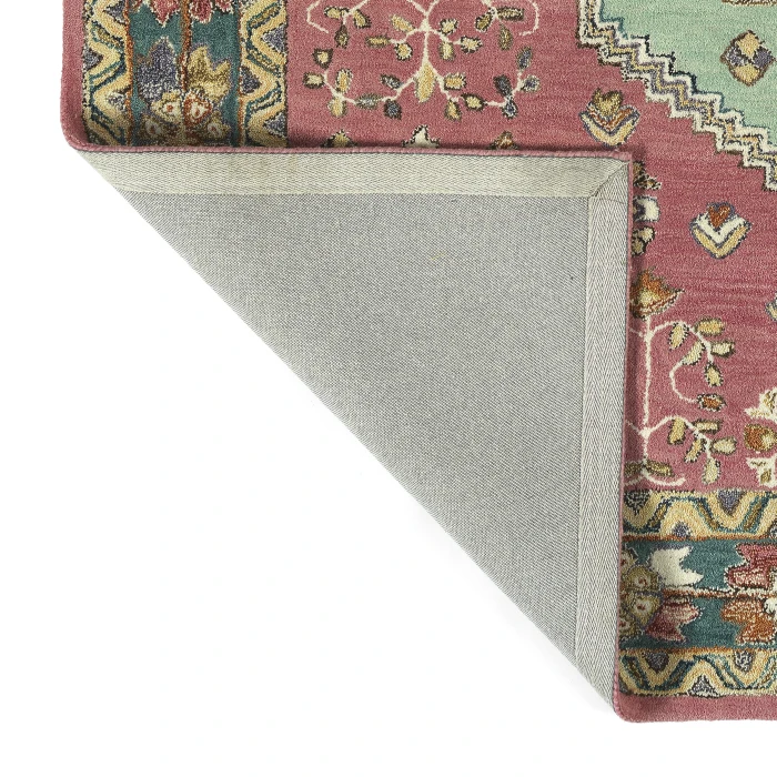 Kaleen Charlotte Pink TDC03-92-46 4 ft. X 6 ft. Rectangle Rug