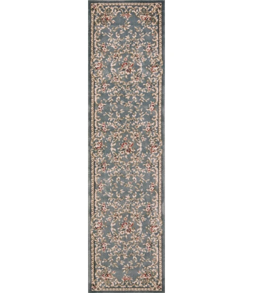 Kas Avalon 5602 Slate Blue Aubusson Area Rug 5'3" x 7'7"