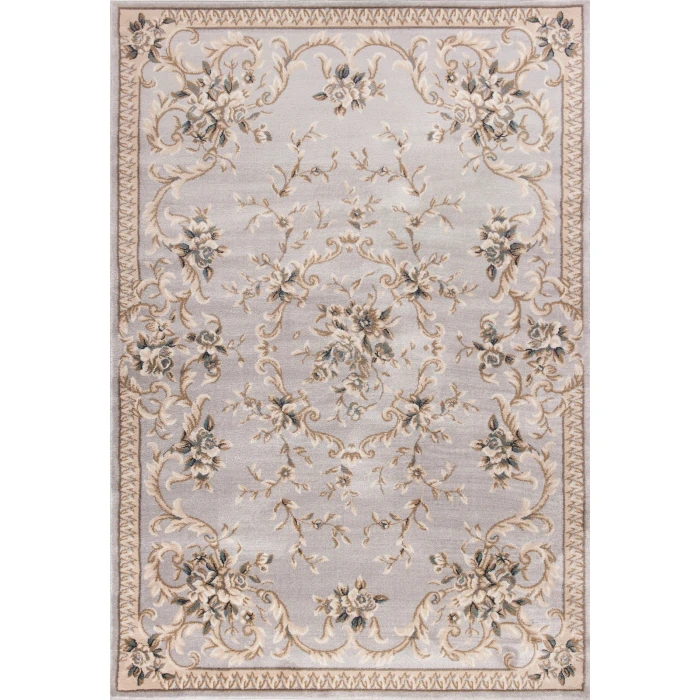 Kas Avalon 5604 Light Grey Aubusson Area Rug 7'10" x 9'10"