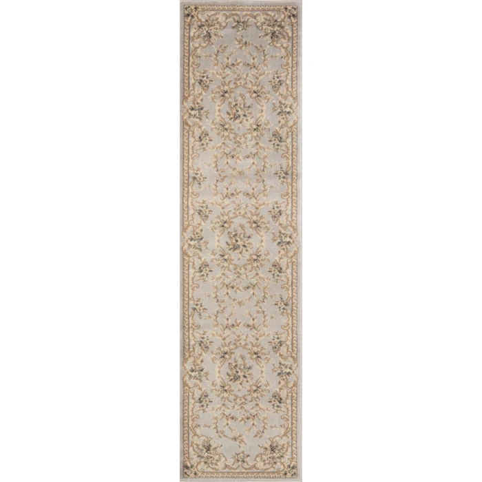 Kas Avalon 5604 Light Grey Aubusson Area Rug 7'10" x 9'10"