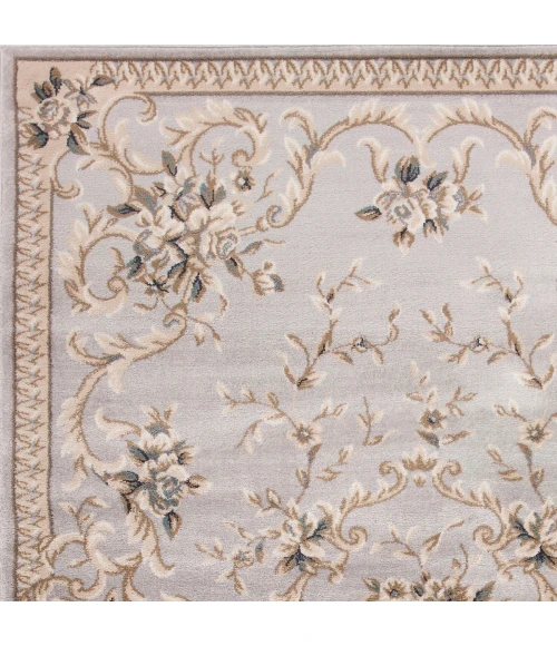 Kas Avalon 5604 Light Grey Aubusson Area Rug 5'3" x 7'7"