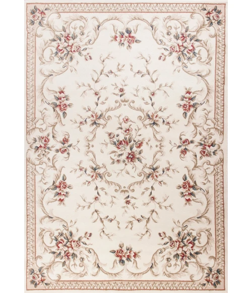 Kas Avalon 5606 Ivory Aubusson Area Rug 5'3" x 7'7"