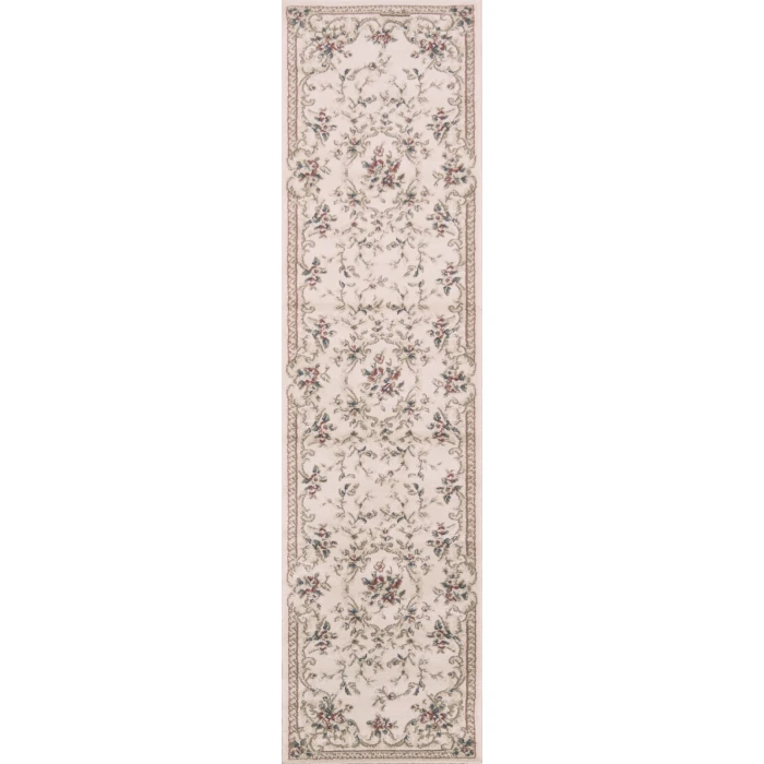 Kas Avalon 5606 Ivory Aubusson Area Rug 2' x 7'7" Runner