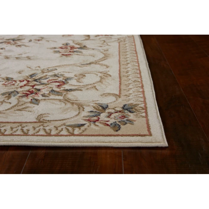 Kas Avalon 5606 Ivory Aubusson Area Rug 2' x 7'7" Runner