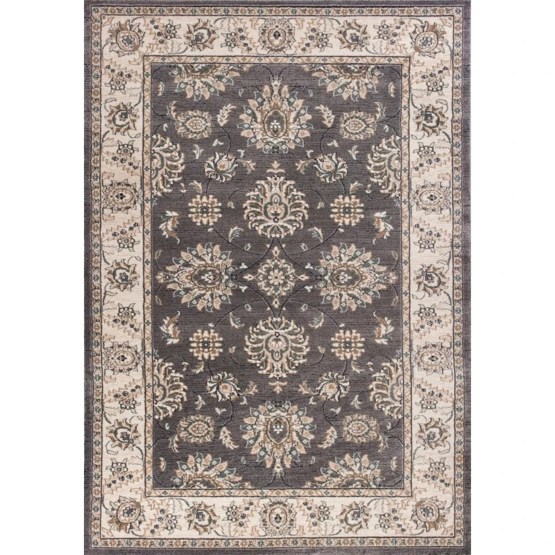 Kas Avalon 5608 Grey/Ivory Kashan Area Rug 2' x 7'7" Runner