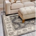 Kas Avalon 5608 Grey/Ivory Kashan Area Rug 2' x 7'7" Runner