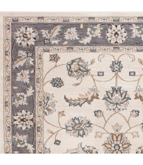 Kas Avalon 5612 Ivory/Grey  Mahal Area Rug 9' x 12'