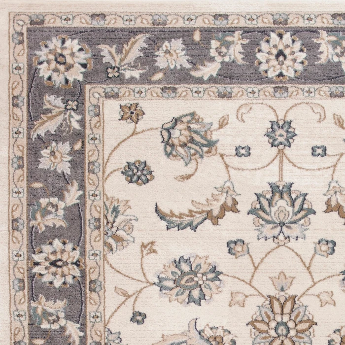 Kas Avalon 5612 Ivory/Grey  Mahal Area Rug 7'10" x 9'10"
