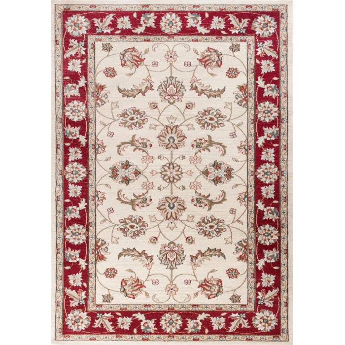 Kas Avalon 5613 Ivory/Red  Mahal Area Rug 7'10" x 9'10"