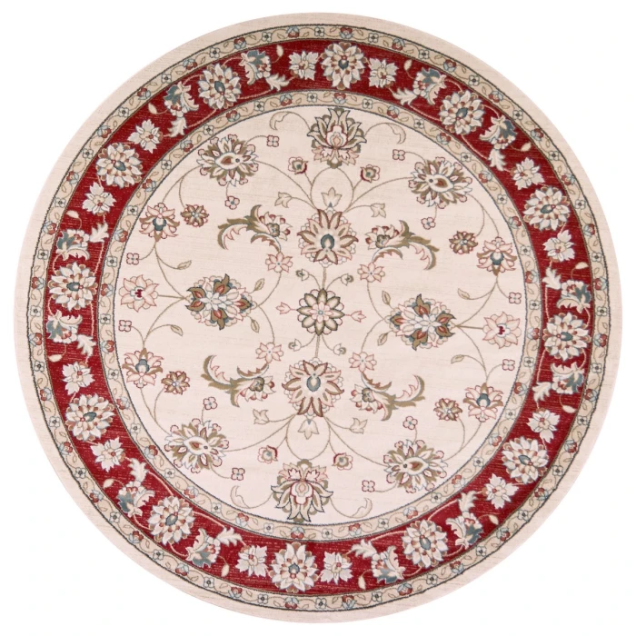 Kas Avalon 5613 Ivory/Red  Mahal Area Rug 7'10" x 9'10"
