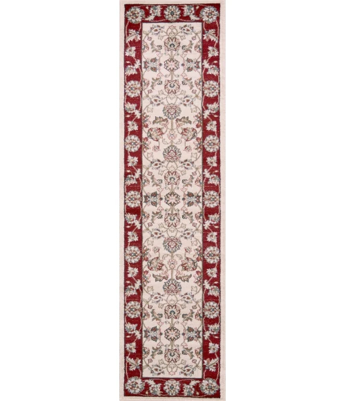 Kas Avalon 5613 Ivory/Red   Mahal Area Rug 3'3" x 5'3"