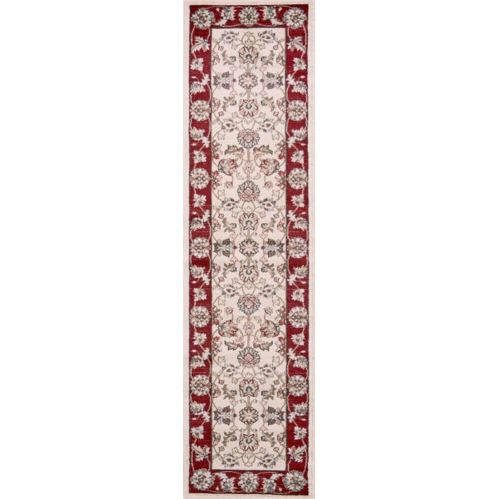 Kas Avalon 5613 Ivory/Red  Mahal Area Rug 7'10" x 9'10"