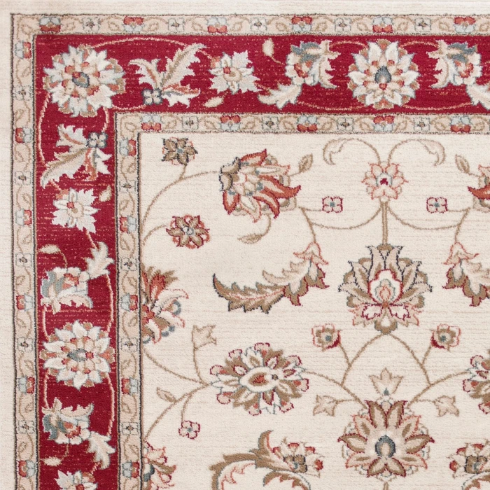 Kas Avalon 5613 Ivory/Red  Mahal Area Rug 7'10" x 9'10"