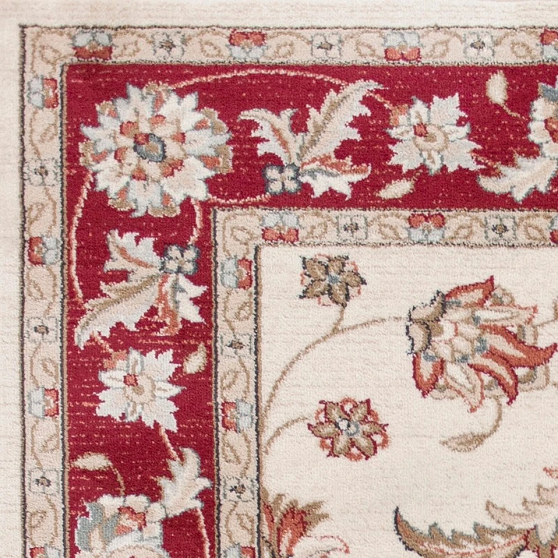 Kas Avalon 5613 Ivory/Red  Mahal Area Rug 2' x 7'7" Runner