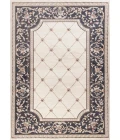 Kas Avalon 5614 Ivory/Grey Courtyard Area Rug 5'3" x 7'7"