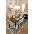 Kas Avalon 5614 Ivory/Grey Courtyard Area Rug 5'3" x 7'7"