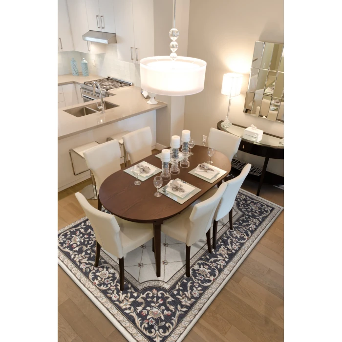 Kas Avalon 5614 Ivory/Grey Courtyard Area Rug 7'10" x 9'10"