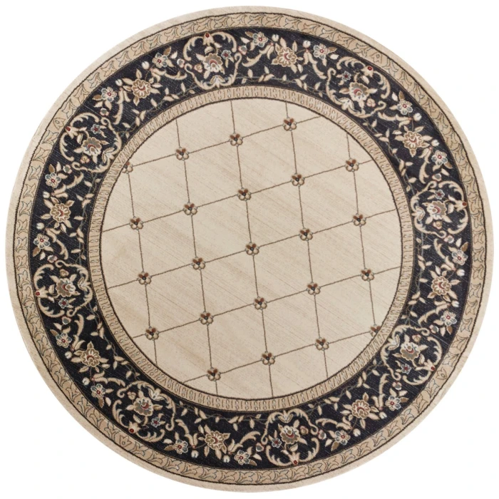Kas Avalon 5614 Ivory/Grey Courtyard Area Rug 7'10" x 9'10"