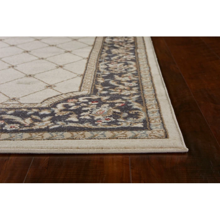 Kas Avalon 5614 Ivory/Grey Courtyard Area Rug 7'10" x 9'10"