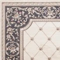 Kas Avalon 5614 Ivory/Grey Courtyard Area Rug 5'3" x 7'7"