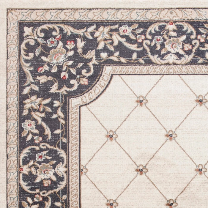 Kas Avalon 5614 Ivory/Grey Courtyard Area Rug 7'10" x 9'10"
