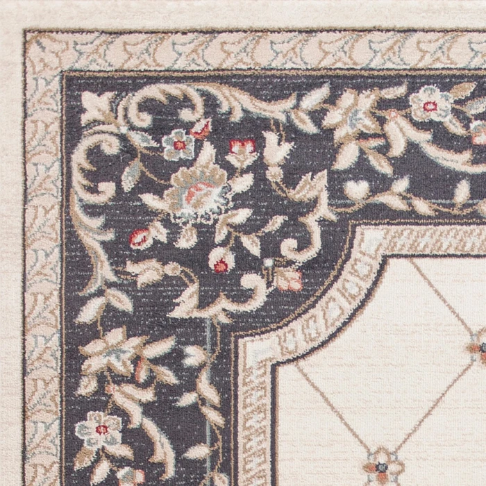 Kas Avalon 5614 Ivory/Grey Courtyard Area Rug 7'10" x 9'10"