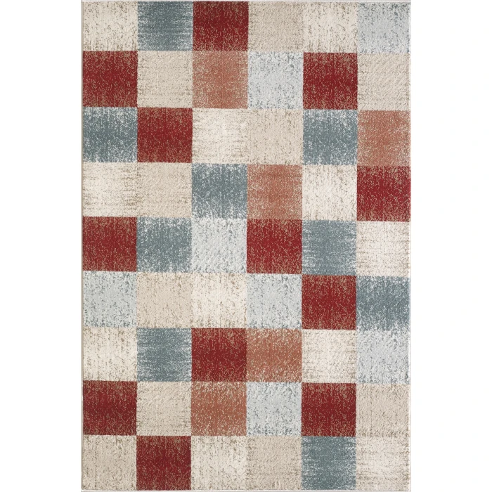 Kas Avalon 5616 Brown Checkered Area Rug 7'10" x 9'10"