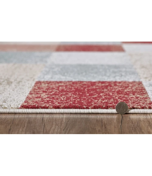 Kas Avalon 5616 Brown Checkered Area Rug 3'3" x 5'3"